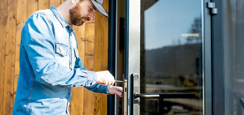 Frameless Glass Storefront Door Locks Replacement in Westlake Village, CA
